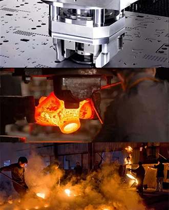 What is the difference between forging, stamping and casting?