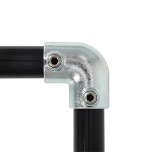 125 Galvanized Slip on Pipe Fittings 90 Degree Elbow