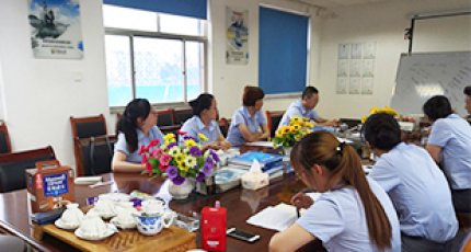 Sales staff large diameter pipe equipment learning training