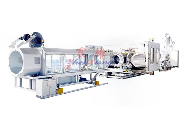 PE/PP Double Wall Corrugated Pipe Production Line