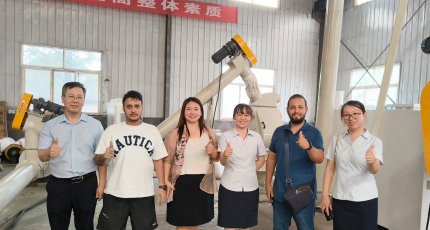 Acceptance Record | Qingdao Zhenxiong Mechanical - Wood Powder Machine Equipment, Successfully Passed Saudi Customer Site Acceptance!