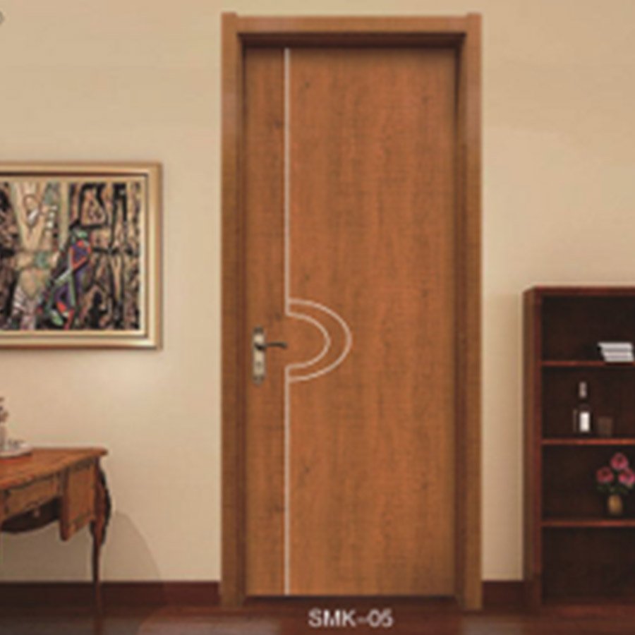 Super flame retardant wood plastic door