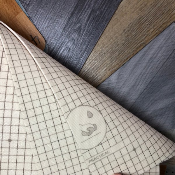 Home linoleum - foam base