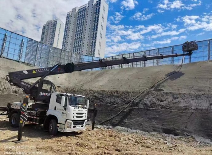 38 Meter high-altitude work vehicle construction