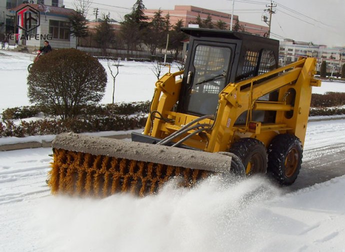 Skid Steer Loader:swabbing pig