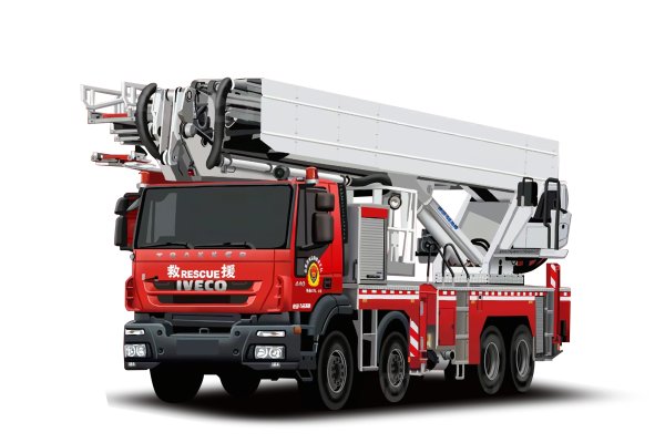 DG34M Elevating Platform Fire Truck