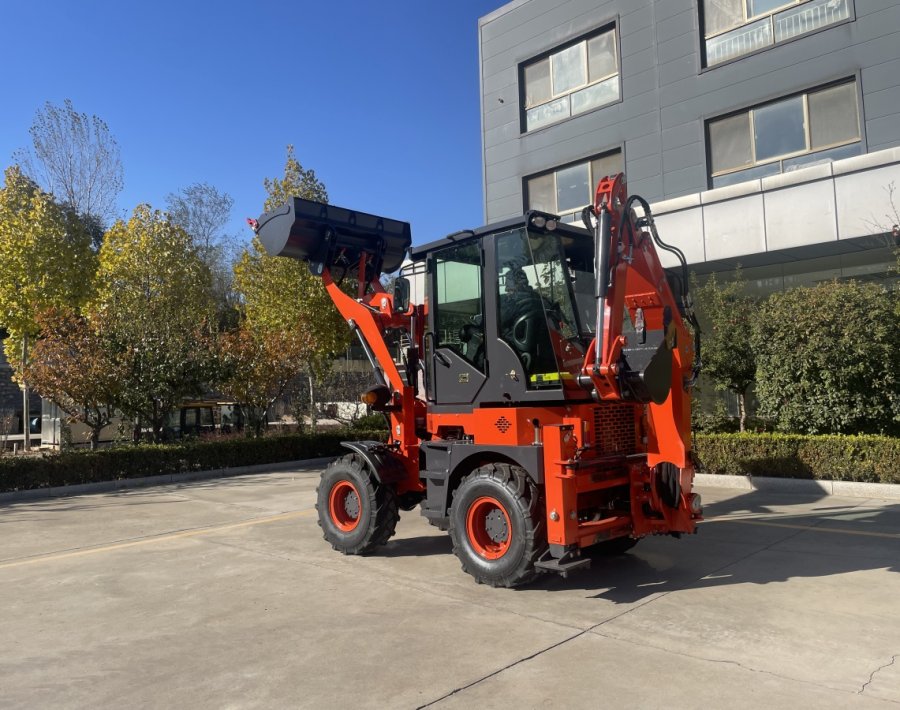 Backhoe Loader Attachment -- Rear Digging Telescopic arm
