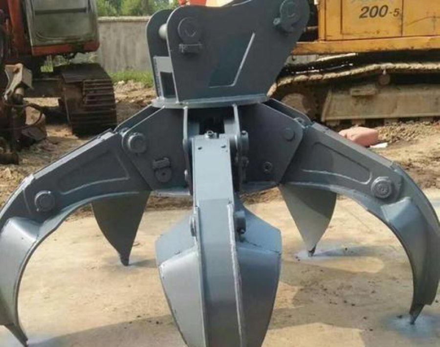 Backhoe Loader Attachment --- Grapple