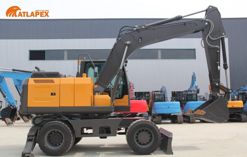 APX150W Wheel Excavator: Power and Versatility on the Move