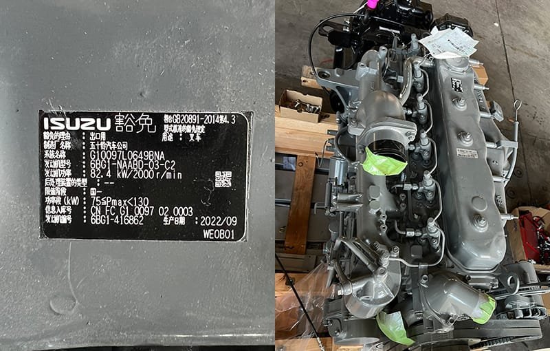 ATLAPEX CPCD-70 Equipado con Isuzu 6BG1