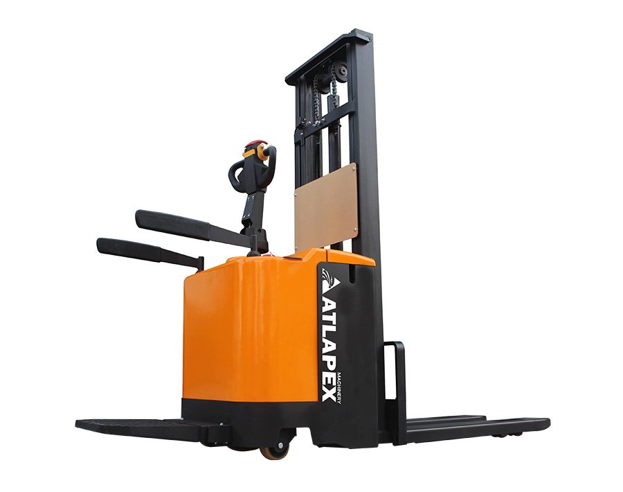 Apilador eléctrico de palets (con plataforma para el operador) — 1,5 T, 2 T, 2,5 T, 3 T