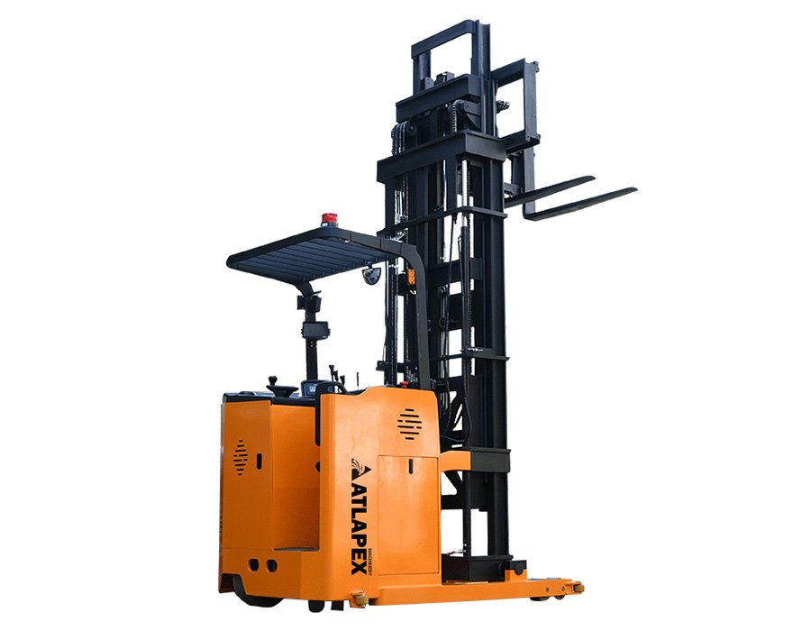 Carretilla elevadora eléctrica tridireccional (con plataforma para el conductor): 1T, 1,2T, 1,5T, 2T