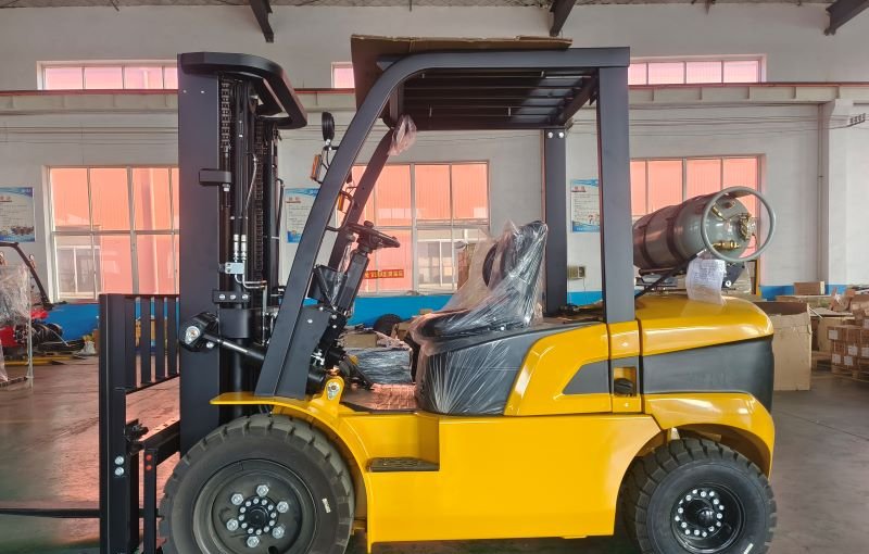 Carretilla elevadora de GLP de 3,5 toneladas con motor PSI certificado por la EPA.