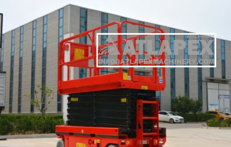 Plataforma elevadora de tijera autopropulsada ATLAPEX Serie APPT1214: ¡Mejore su productividad con seguridad y precisión!