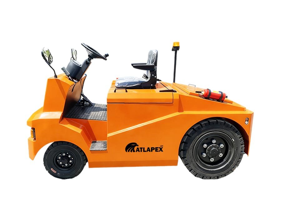 Tractor de remolque eléctrico de 48 V (con asiento) — 6T-30T