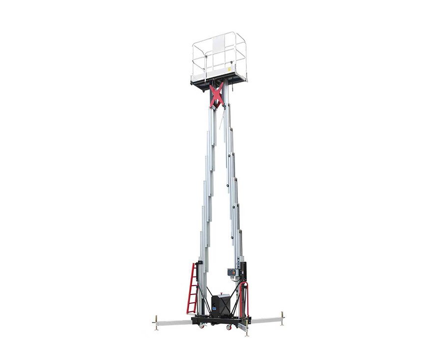 Elevador de mástil vertical doble — 8-18 m