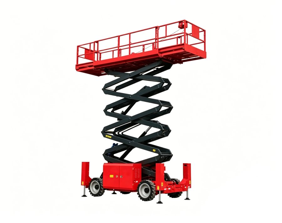 Plataforma elevadora de tijera todoterreno — 12-18 m