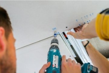 How to install gypsum board under channel steel 01