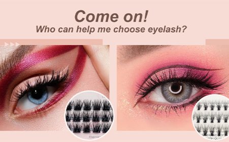 Dramatic eyelashes or natural eyelashes, that's a question