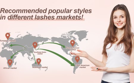 Do you know which styles of false eyelashes are most popular in different lashes markets?