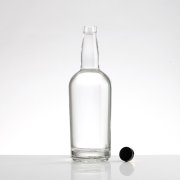 750ML Round Long neck Whisky Glass Bottle (3)