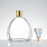 700ML Flat Rum Glass Bottle (5)