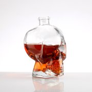 400ML Skull Special Shaped Glass Bottle (9)