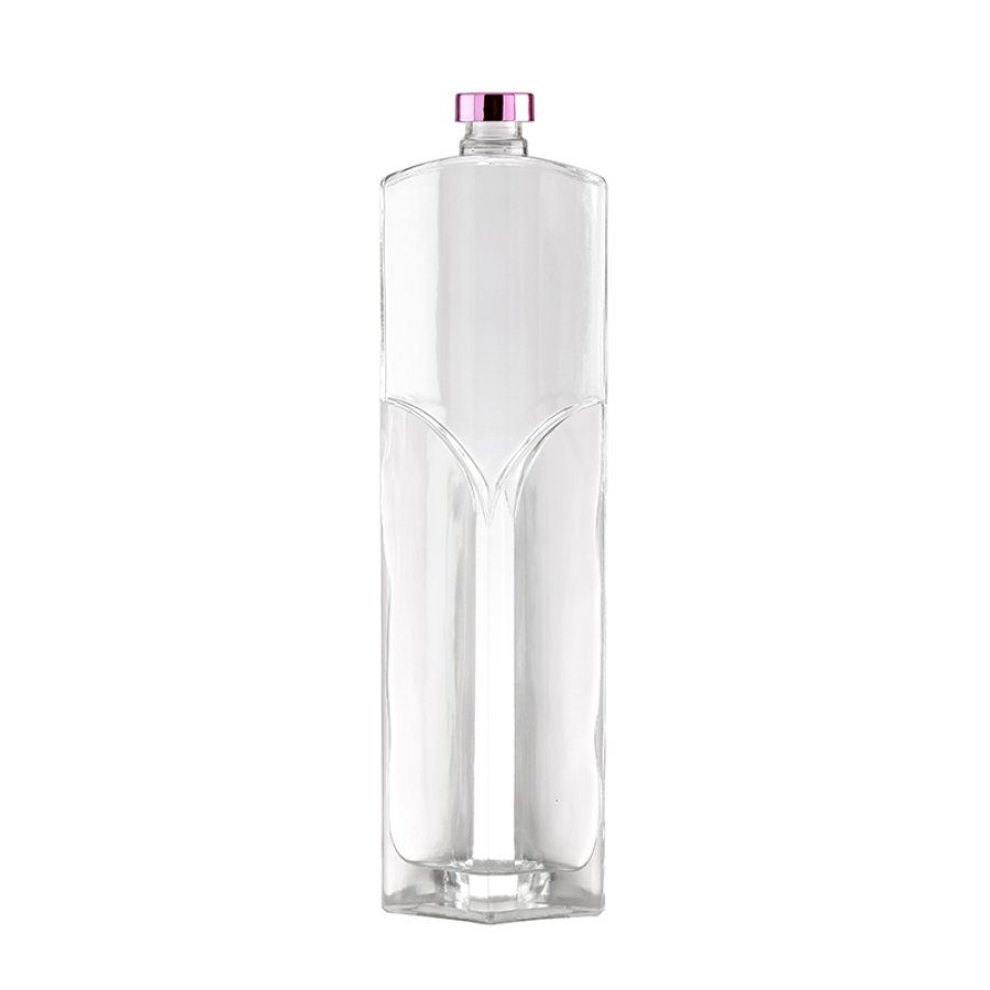 Customize Liquor Gin Tequlia Glass Bottle With Lids (2)