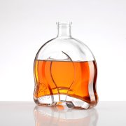 Bridge Patterned Liquor Glass Bottle (2)