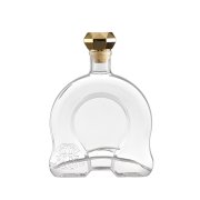 Bridge Patterned Liquor Glass Bottle (3)