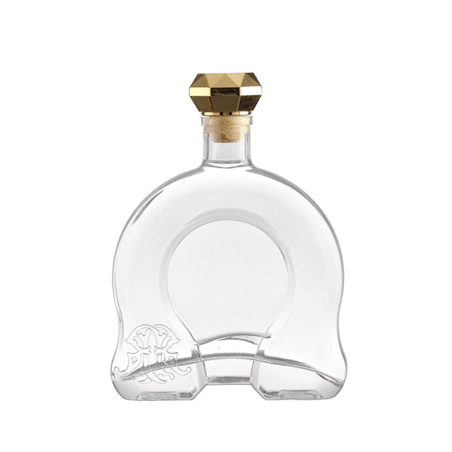 Bridge Patterned Liquor Glass Bottle (3)