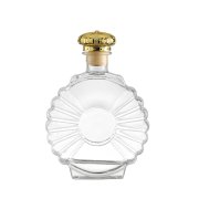 Round Flower Shape Liquor Glass Bottle (3)