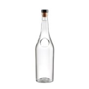 Round Whisky Gin Liquor Glass Bottle With Lids (2)