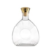 Teardrop patterned liquor glass bottle (3)