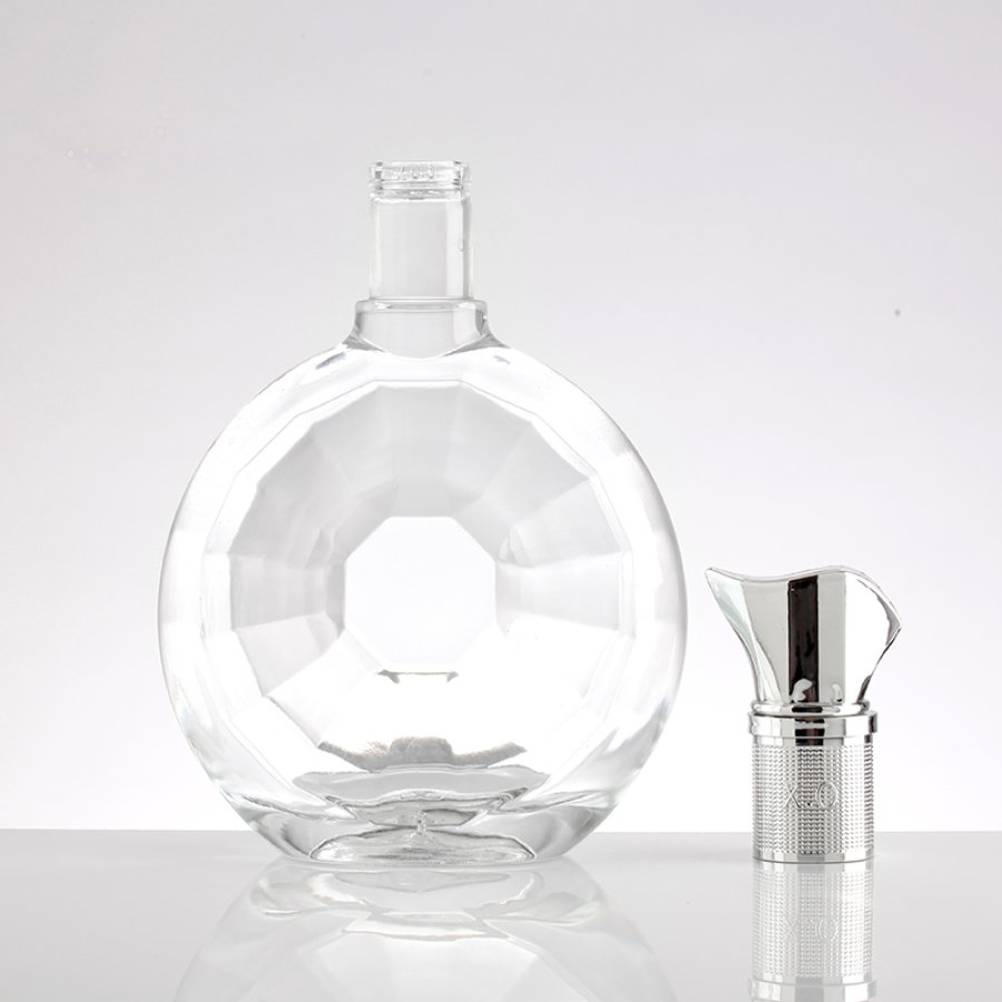 750ML Round Multi-surface Wine Glass Bottle (4)