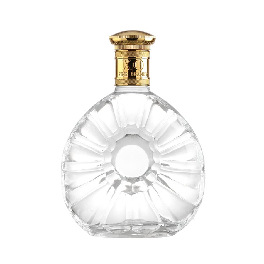 Flower Shape Round Rum Glass Bottle (3)