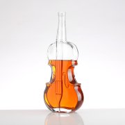 750ML Violin shape Liquor Glass Bottle  (5)