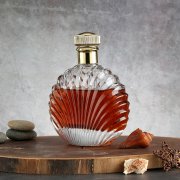 Shell shape flat glass bottle (7)