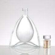 High quality 750ml brandy Crystal Glass Bottle (5)