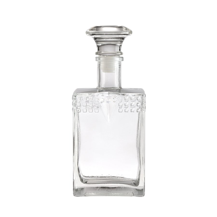 Custom engraved logo square bottle (3)