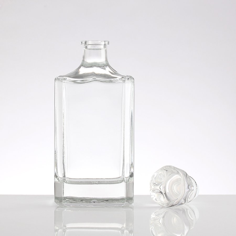 700ml square thick bottom glass bottle  (1)