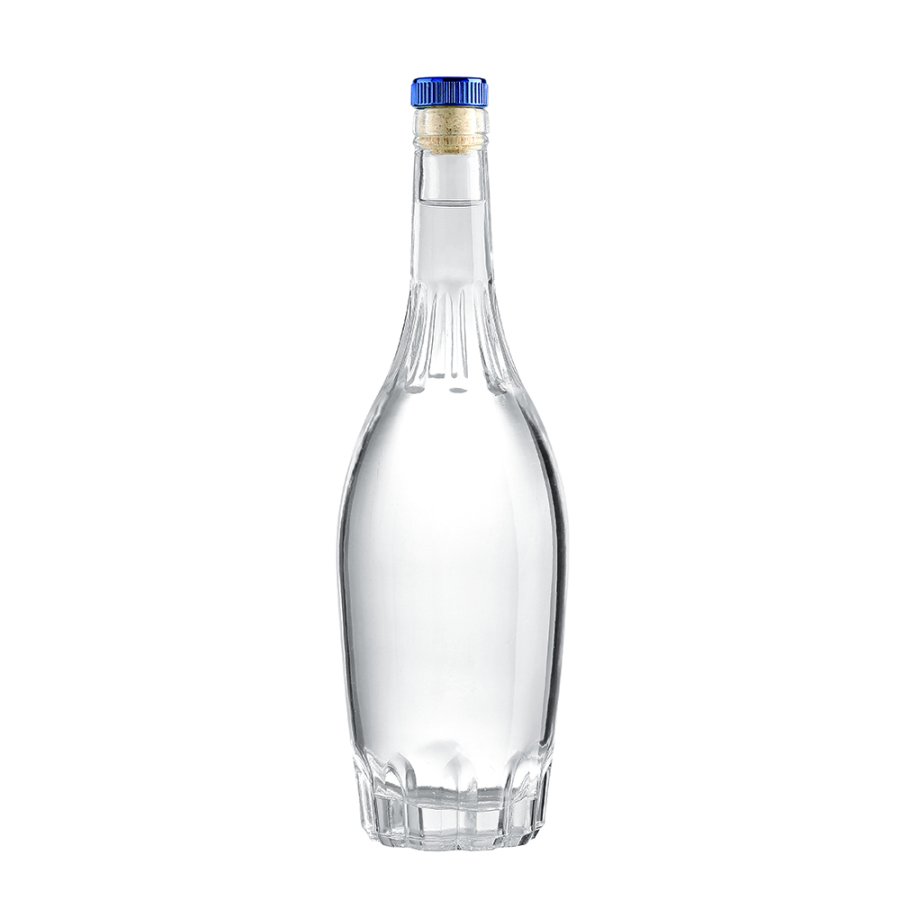 500ML Flower shape Liquor Glass Bottle  (8)