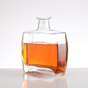 700ml flat Square brandy Glass bottle (3)