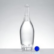 500ML Flower shape Liquor Glass Bottle  (10)