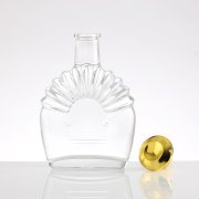  700ml unique brandy Glass bottle (4)