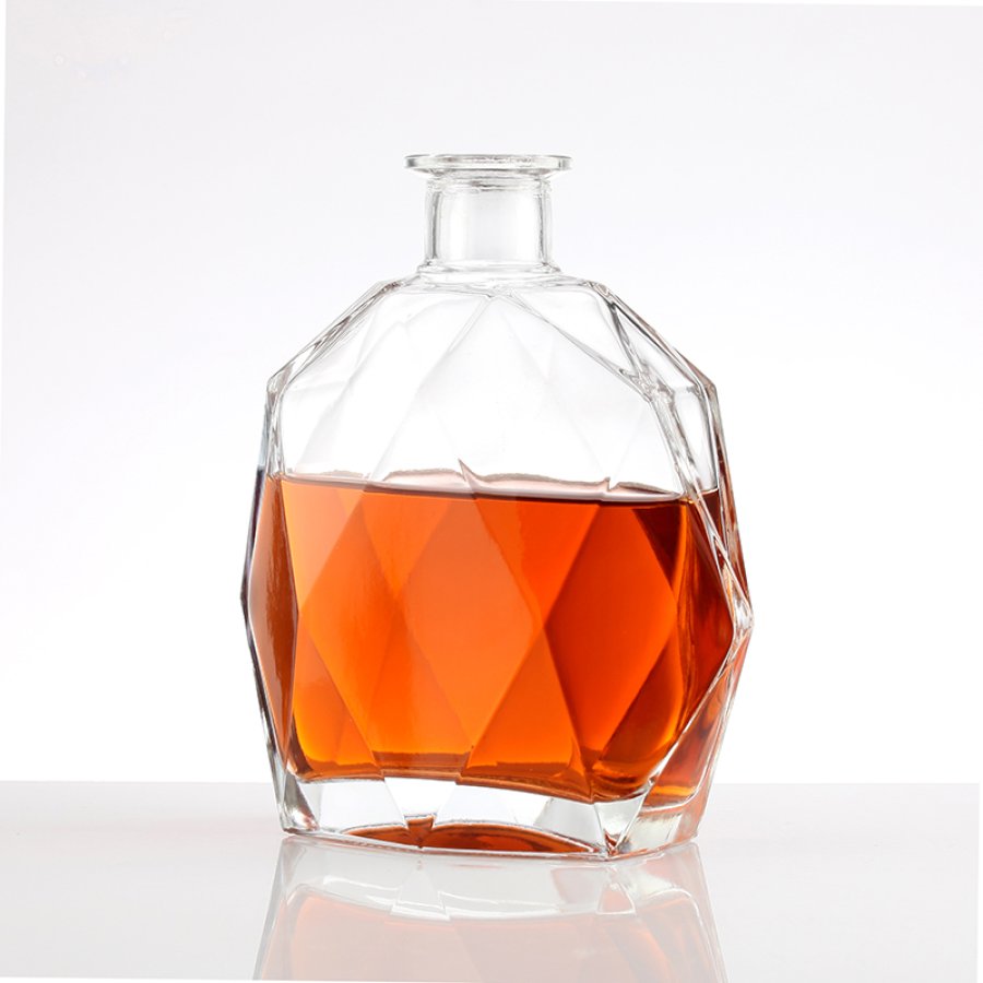 Personalized Polygonal Brandy Glass Wine Bottle (4)