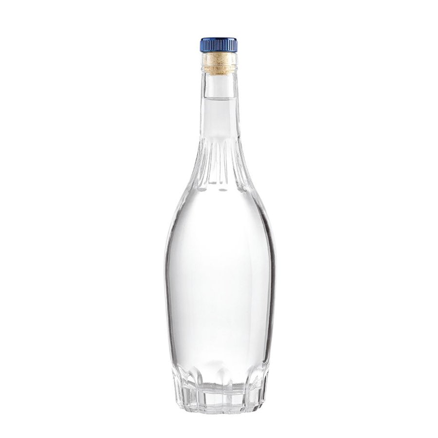 500ML Flower shape Liquor Glass Bottle  (9)