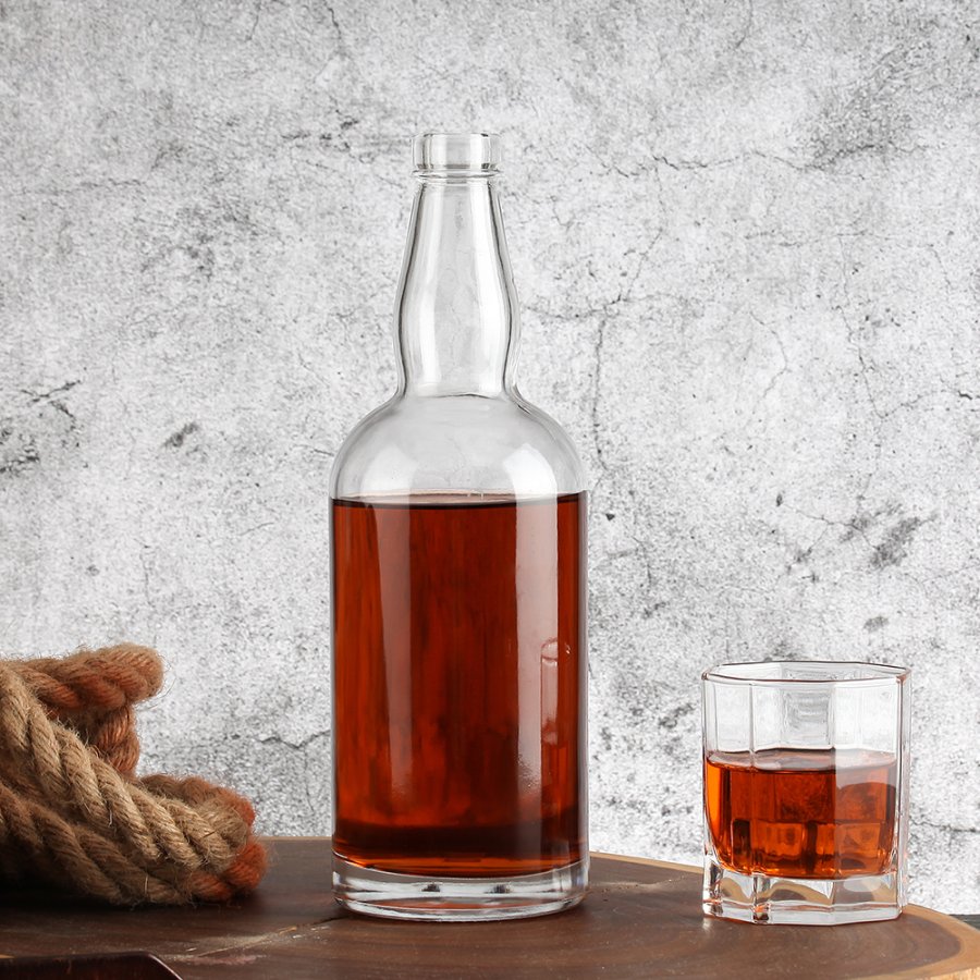 Round 750cl Brandy Glass Bottle (2)