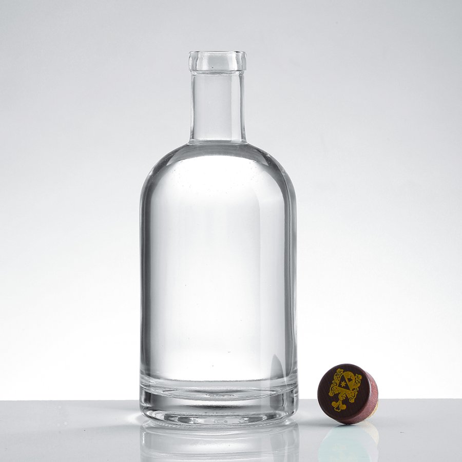 Round 375ml Vodka Glass Bottle (6)