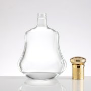 Luxurious Gold Capped Brandy glass bottle (5)